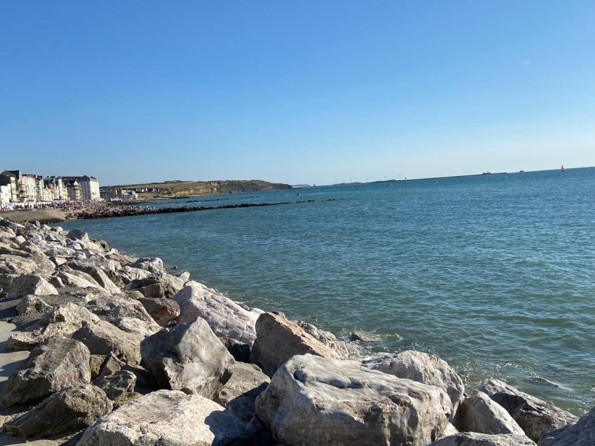 Le Bon Endroit En Bord De Mer, Vue Mer , Parking Et Wifi Wimereux Dış mekan fotoğraf