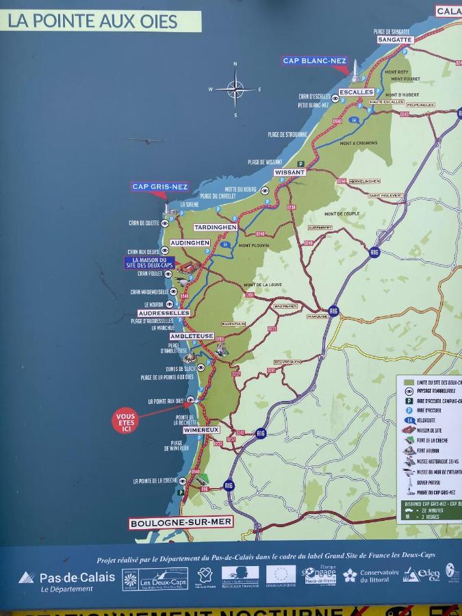 Le Bon Endroit En Bord De Mer, Vue Mer , Parking Et Wifi Wimereux Dış mekan fotoğraf